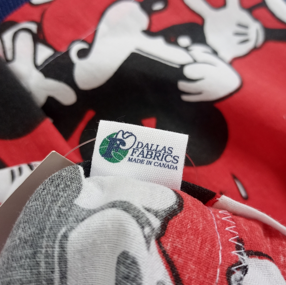 *SOLDOUT* Custom Reworked Retro Red Mickey Mouse Bennygonia 1990s Shorts Unisex - Picture 4 of 9